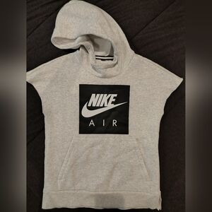 Nike Air Heather Gray Sleeveless Hoodie